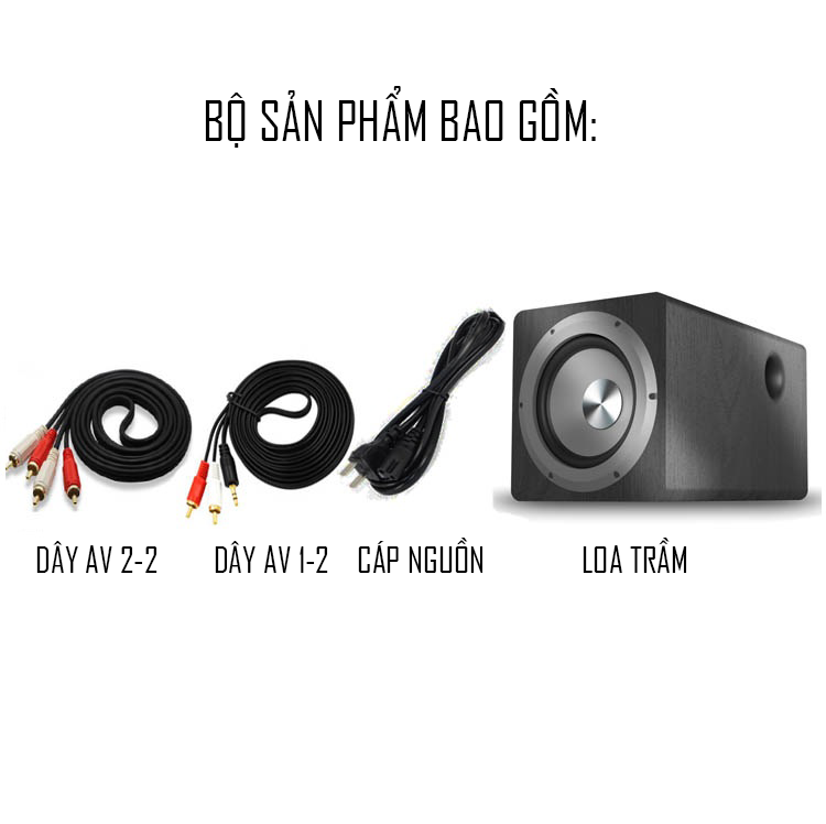 ROGTZ Loa Subwoofer Điện 100W Siêu Trầm SU650D Cao Cấp - Hàng Nhập Khẩu