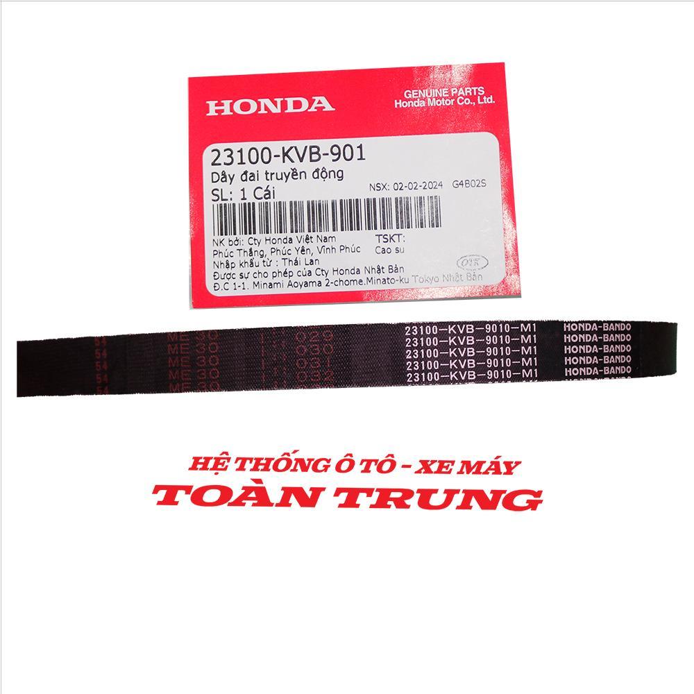 Dây đai truyền động xe Air Blade (2007-2012) và Click 110 chính hãƞg Honda &quot;23100KVB901&quot;