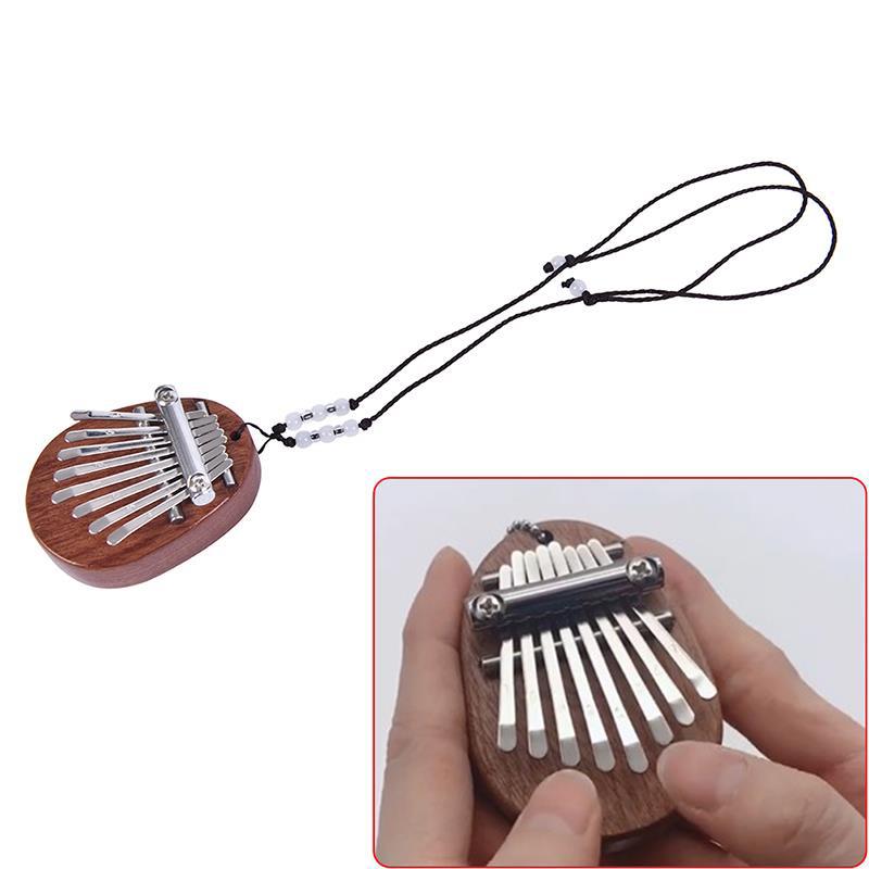 Đàn piano mini Kalimba với 8 inch, bàn phím với ngón tay siêu âm, nhạc cụ bằng gỗ cho trẻ em và người lớn