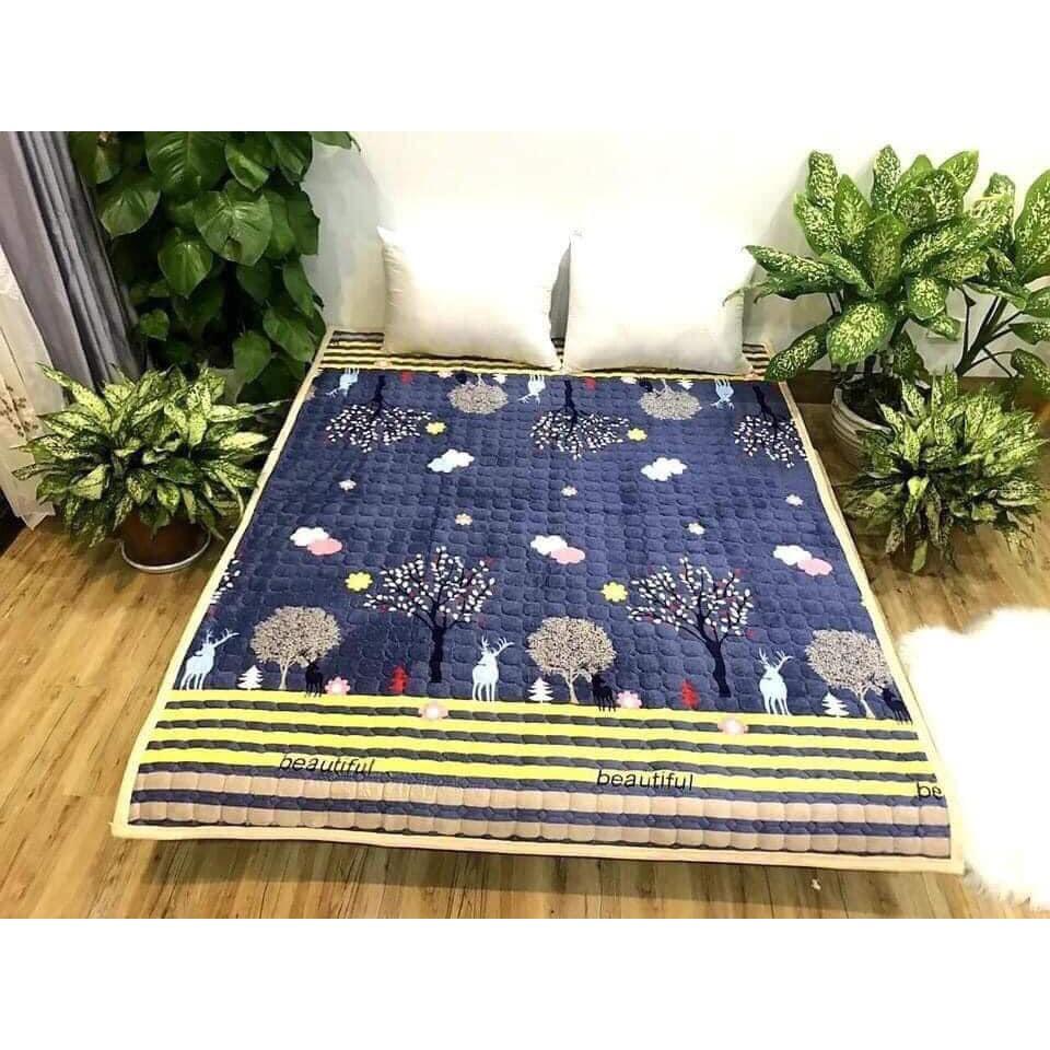 THẢM NI TRẢI GIƯỜNG HOA VĂN SIÊU ẤM