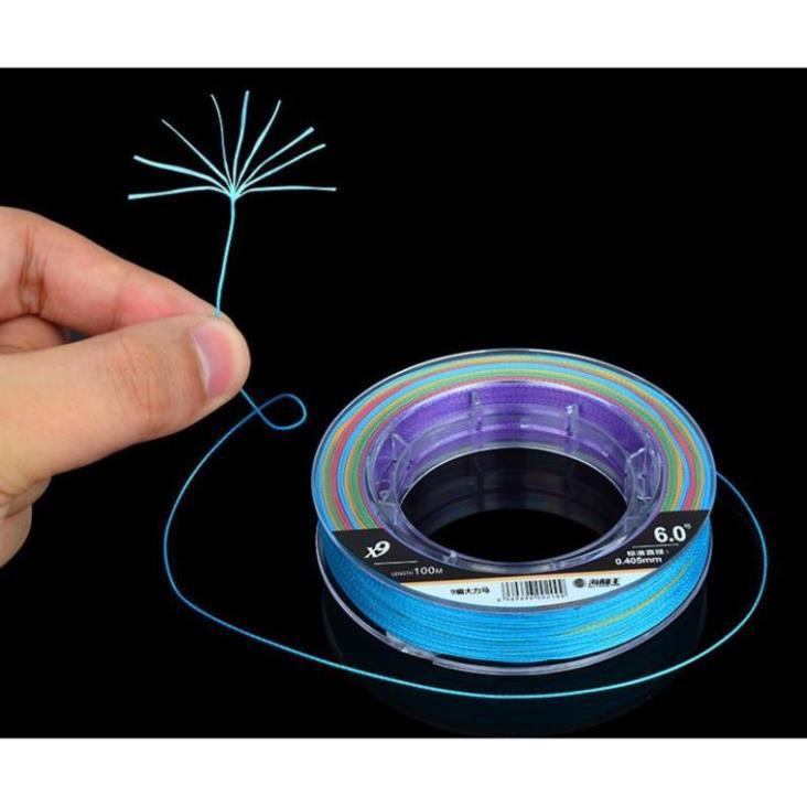 Dây Dù Câu Cá Siêu Bền PE X9 Mạnh Mẽ THẾ GIỚI ĐỒ CÂU LURE 68 Dây Câu Siêu Bền Siêu Chắc