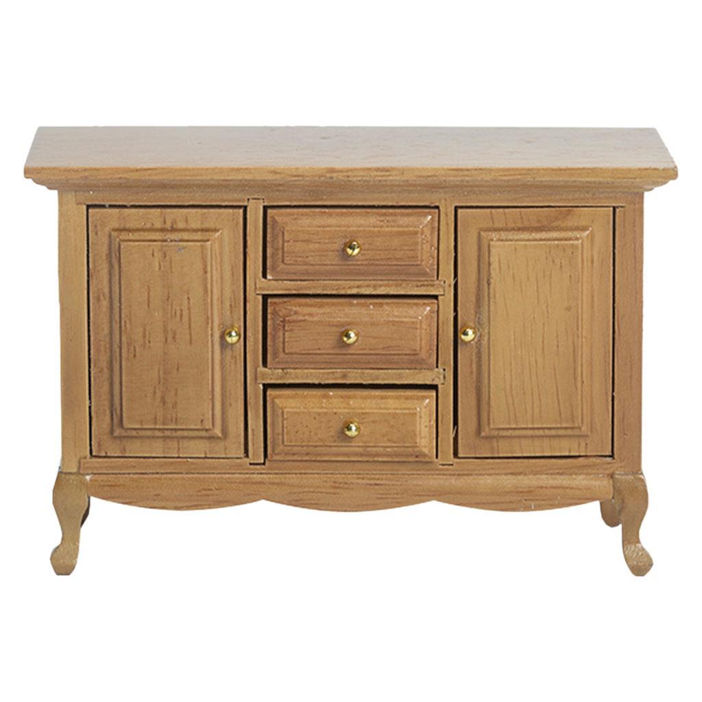 1:12 Dollhouse Modern Handmade Cabinet Furniture Decoration