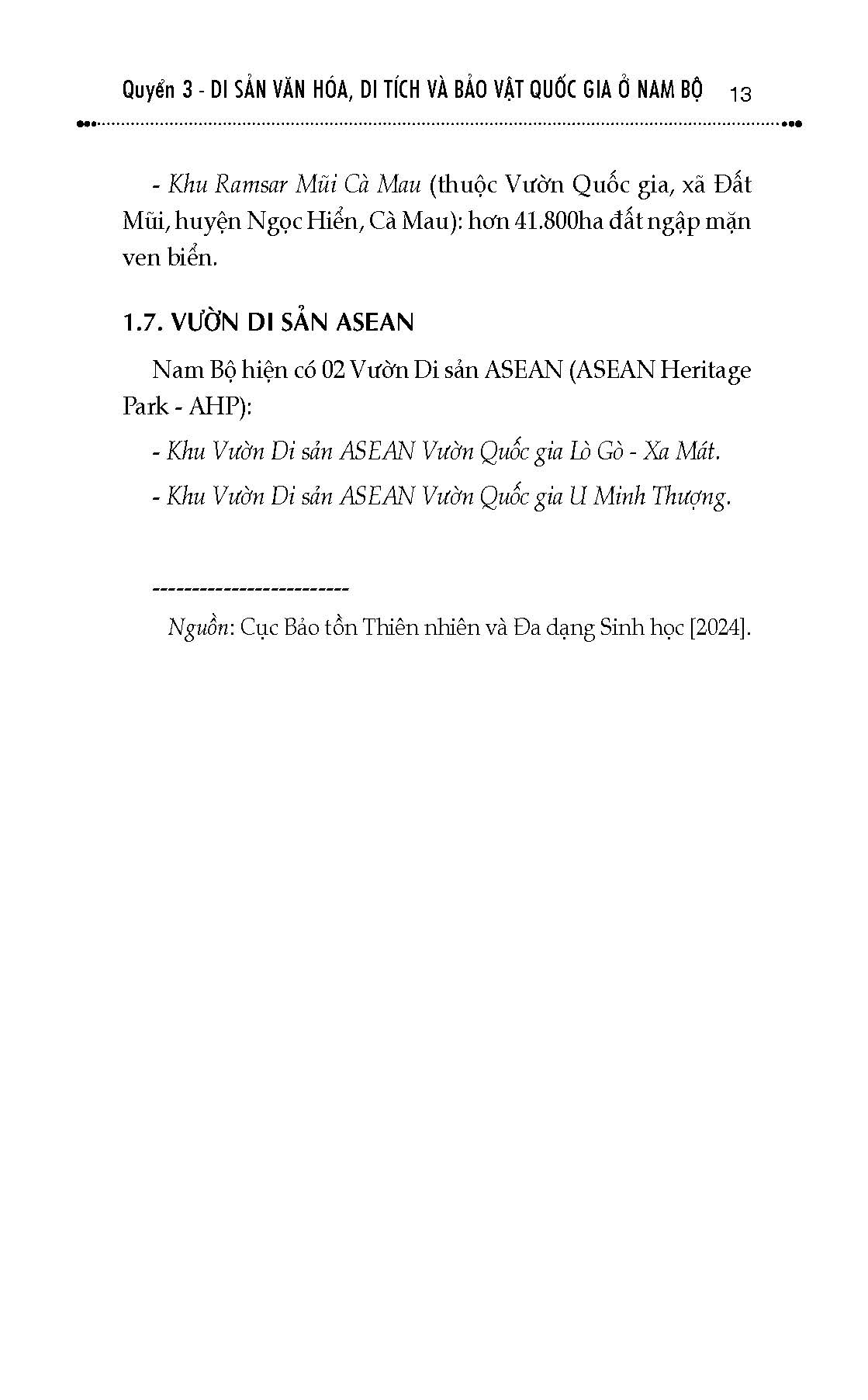 Văn Hóa Nam Bộ Việt Nam Trước Kỷ Nguyên Vươn Mình, Quyển 3: Di Sản Văn Hóa, Di Tích Và Bảo Vật Quốc Gia Ở Nam Bộ