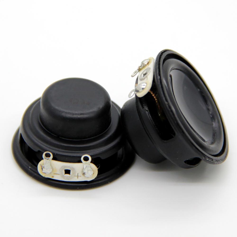 2 CHIẾC 4Ohm 3W Loa Trầm 31mm Mini Toàn Dải Loa Sừng Vuông Phụ Kiện Loa Siêu Trầm DIY Màu sắc: Đen