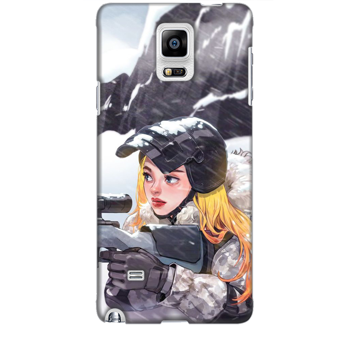 Ốp lưng dành cho điện thoại  SAMSUNG GALAXY NOTE 4 hình PUBG Mẫu 11