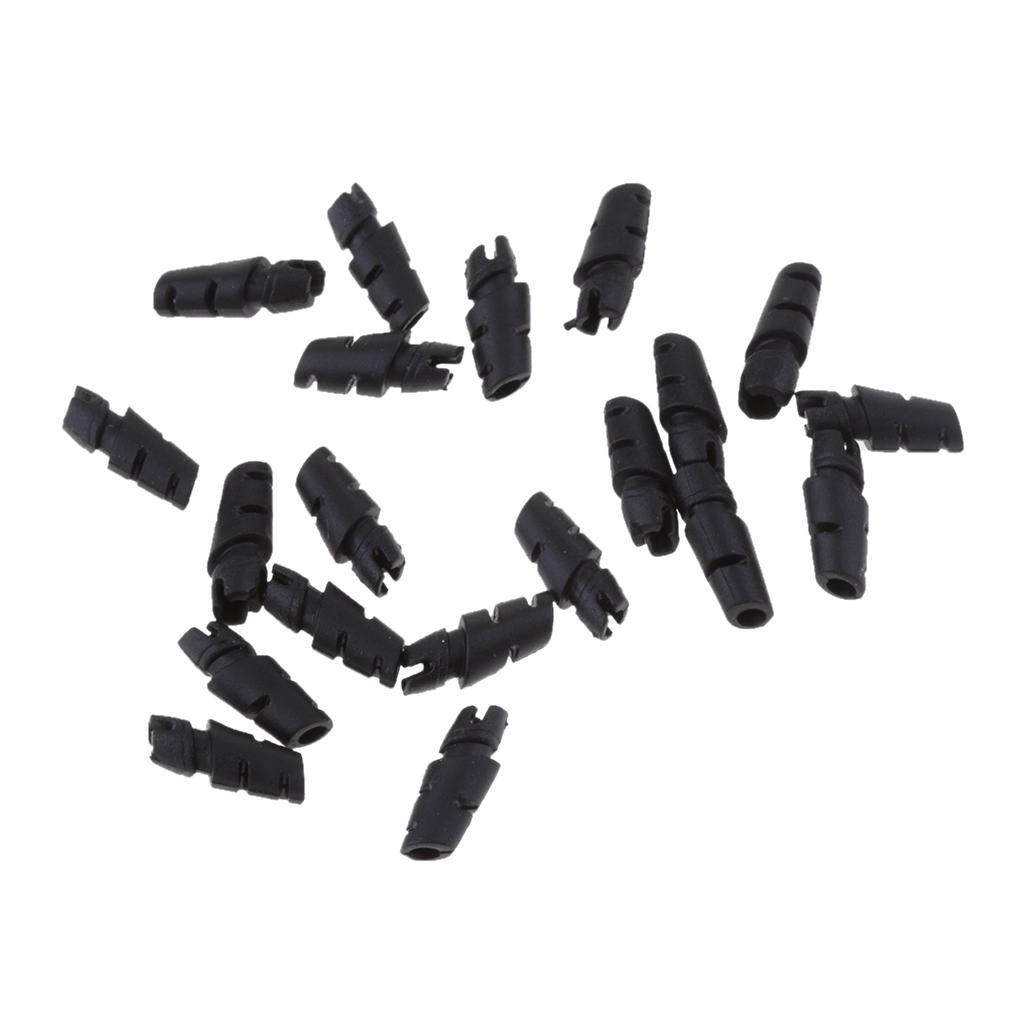 Universal Headphone Tail Tube Buttom  2.9-3.1mm Earphone Shell Black