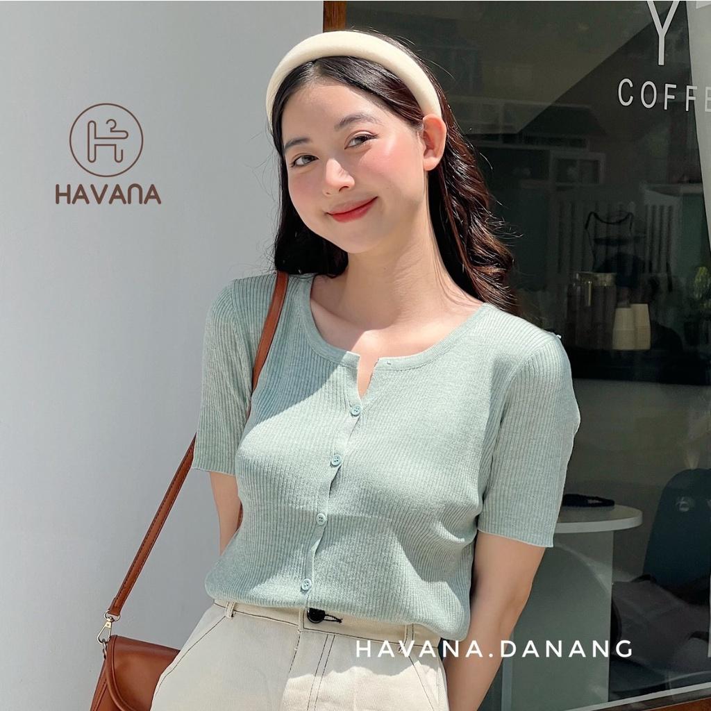 Áo len tăm mỏng cộc tay, áo len trơn ngắn tay nhiều màu