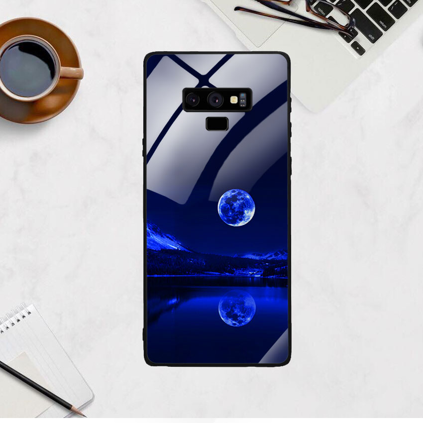 Ốp Lưng Kính Cường Lực cho điện thoại Samsung Galaxy Note 9 - 0269 MOON02