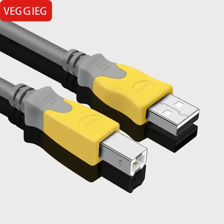 Cáp Máy In Dài 10m Đầu USB 2.0 Hàng Chính Hãng Thương Hiệu Veggieg VU204