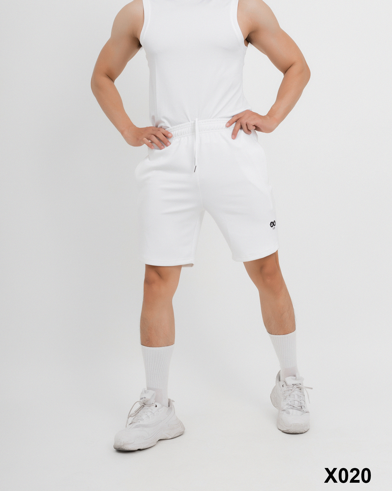 Quần Short Thun Nam Form Rộng Basic Thể Thao Tập Gym Chạy Bộ - X9 Sportswear - X020