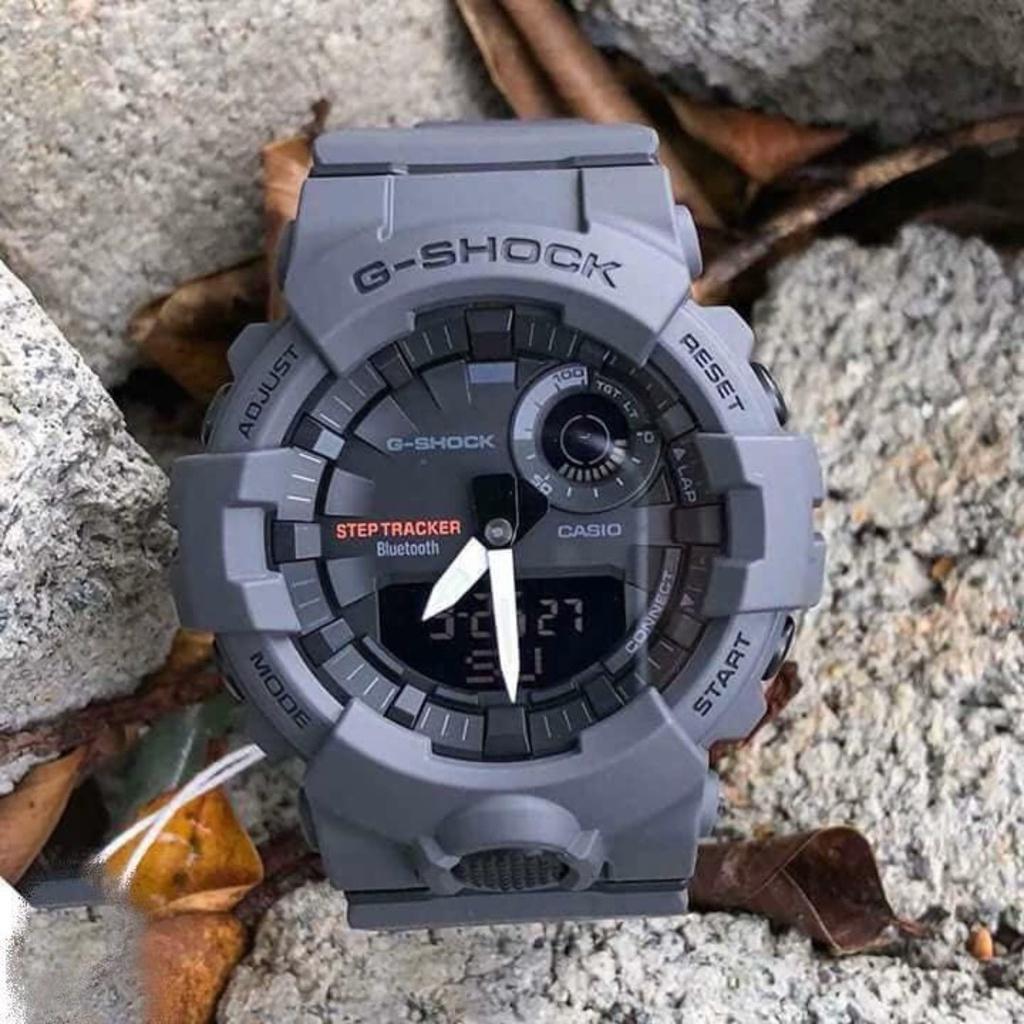 Đồng Hồ Nam Dây Nhựa Casio G-Shock GBA-800-8A Bluetooth - Đếm Bước Chân - Đo Lượng Kcalo Đã Đốt