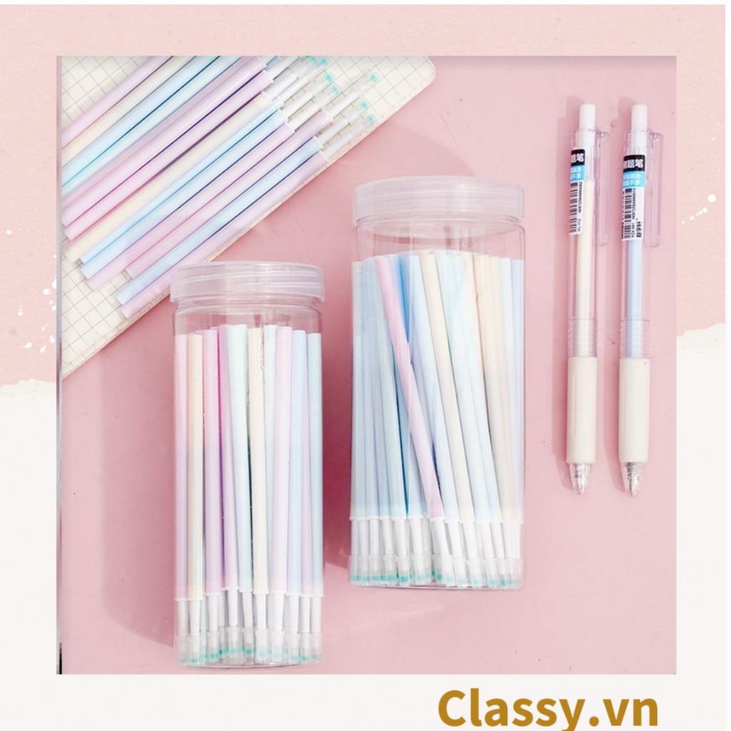 Classy Túi 20 ruột bút màu ngẫu nhiên, bút gel, bút mực màu đều, đậm, nét PK1516