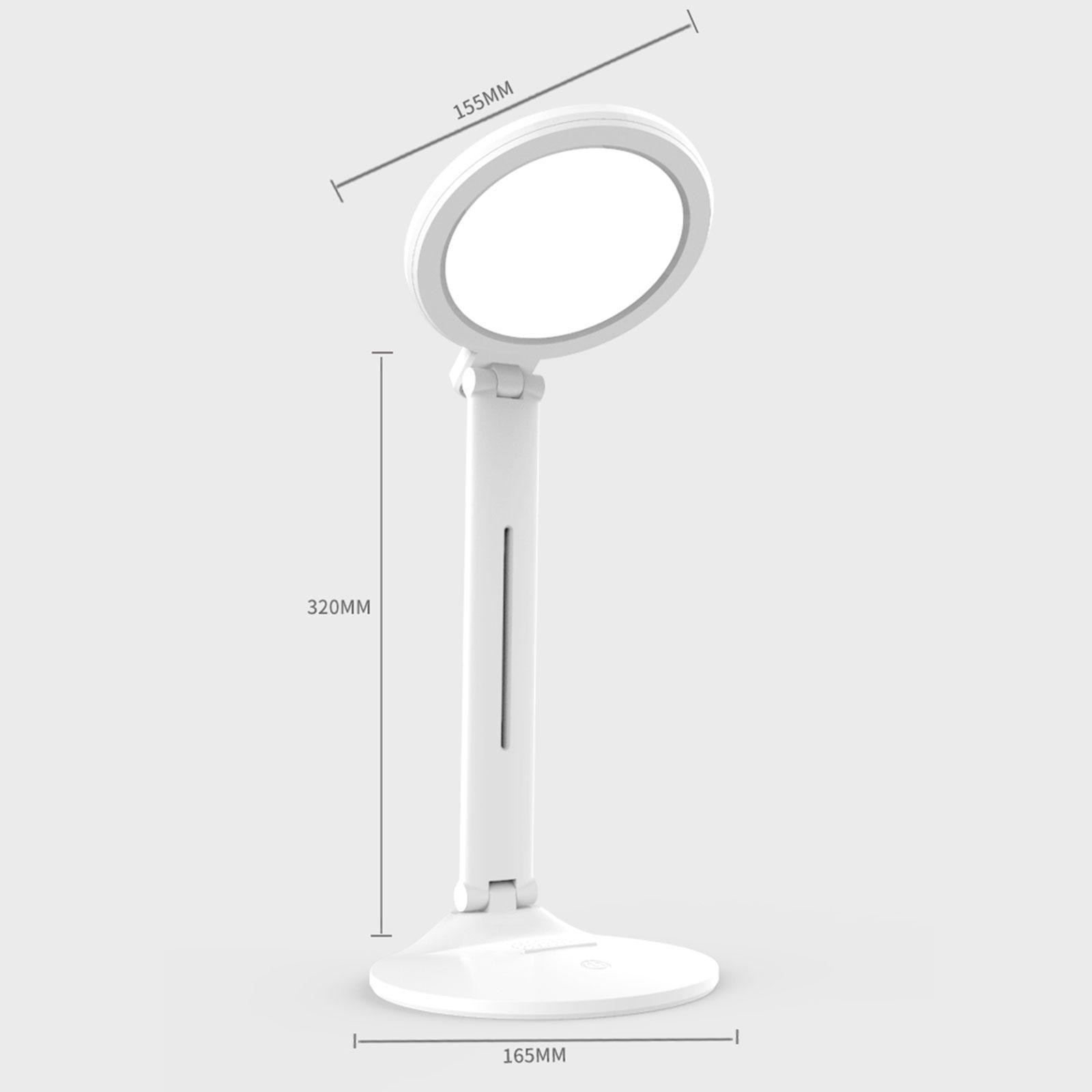 Foldable LED Desk Lamp Touch Dimmable Eye Protection 3 Modes Reading LIght