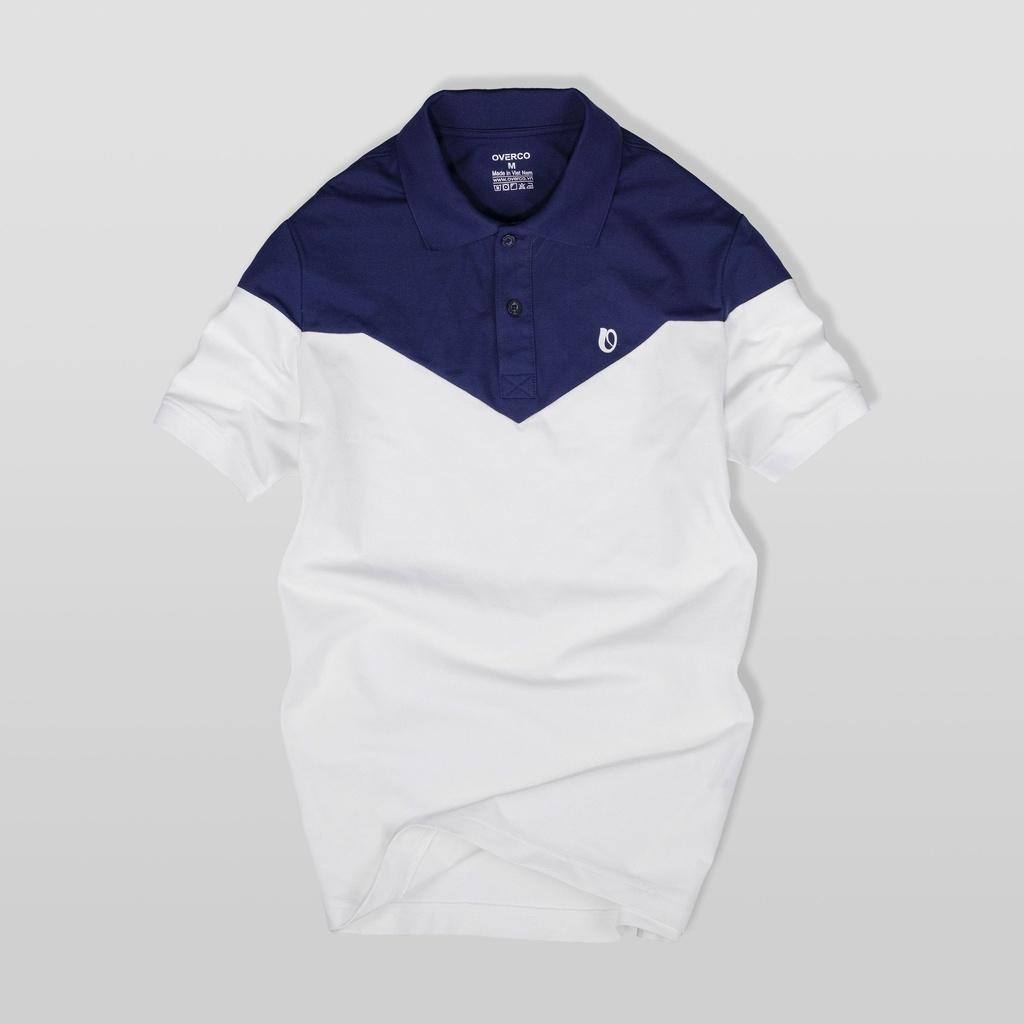 Áo Thun Nam COMBI POLO OVERCO Cổ Trụ Bẻ Dệt, In Logo Nhiệt Cao Su, Chất Vải Mềm Mịn