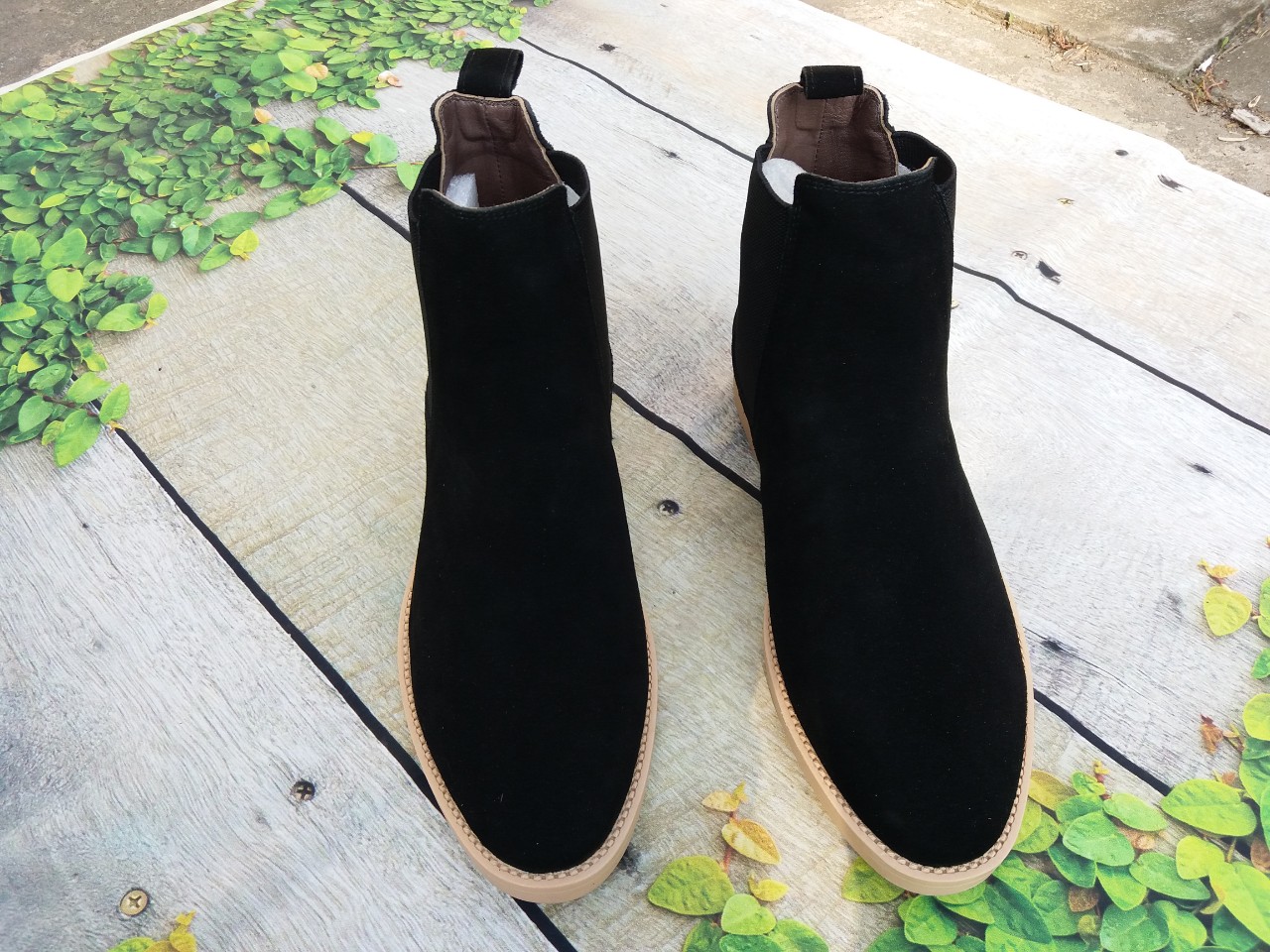 Giày boots nam phong cách cao bồi -gl0050