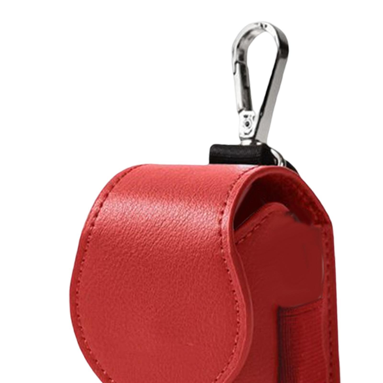 Utility Club Ball Pouch Belt Waist Bag Pouch Container Case Portable Organizer PU Tee Holder for Outdoor Sport Golf Club Golf Training