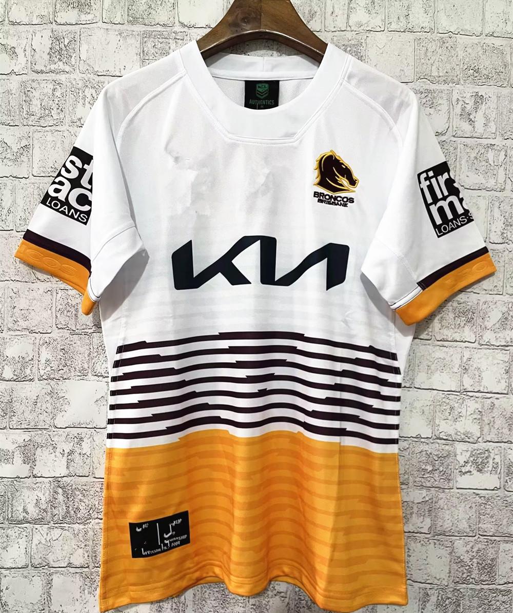 Áo bóng bầu dục bản địa Brisbane Broncos 2023 sân nhà Áo sơ mi bóng bầu dục Retro Úc Broncos Câu cá phù hợp với vest Áo thành phố Color: 2022 indigenous Size: S