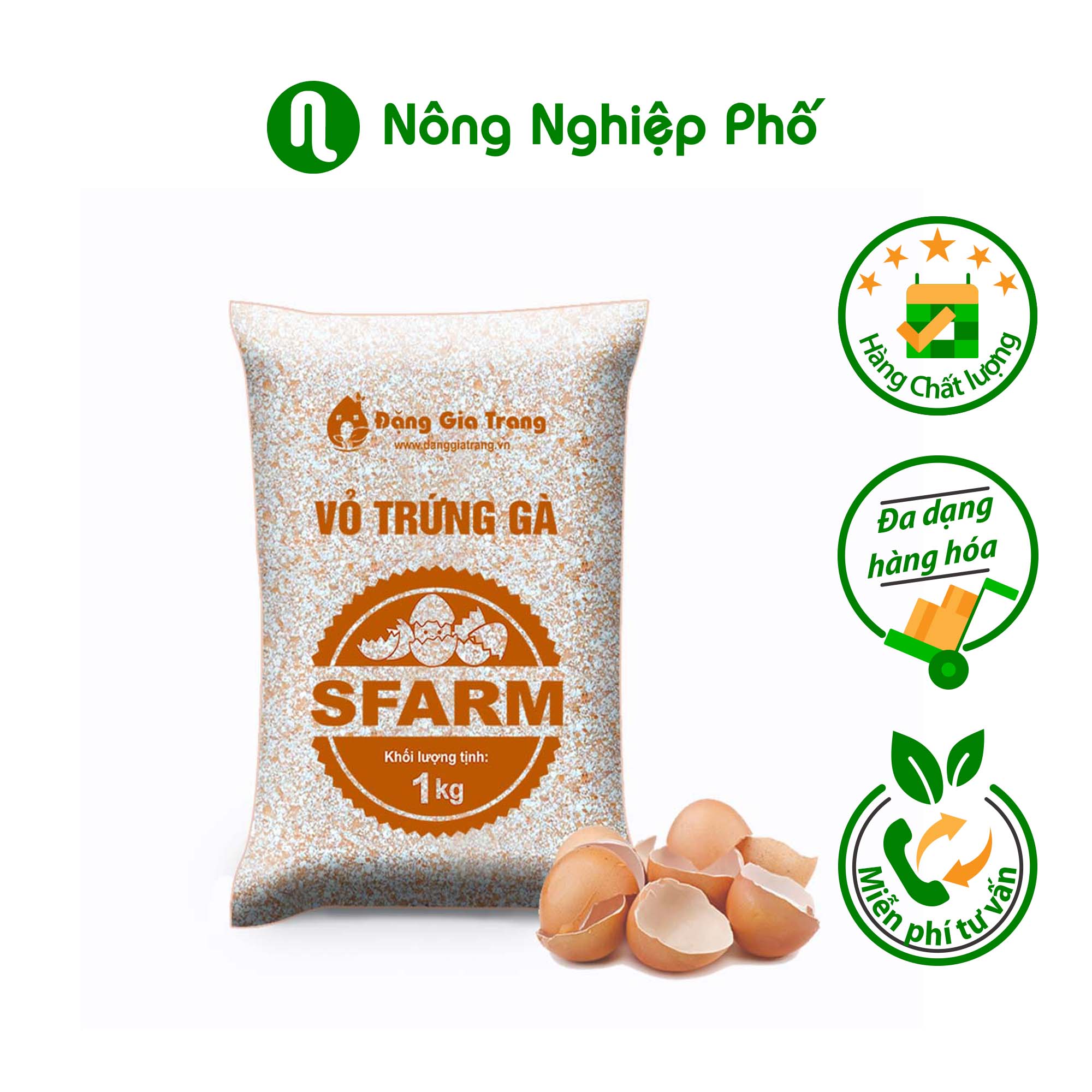 Vỏ trứng gà Sfarm đã qua xử lý