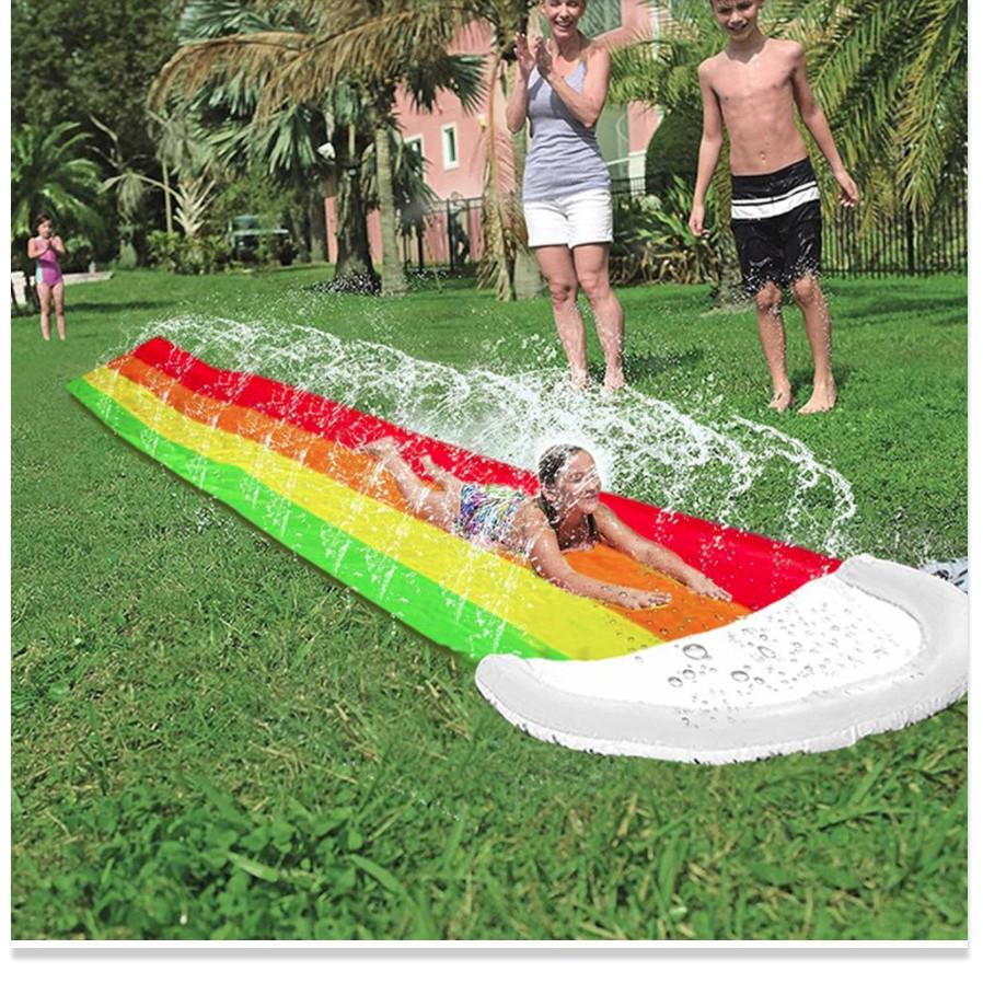 Phao trượt nước Rainbow Waterslide dài 4.8 mét