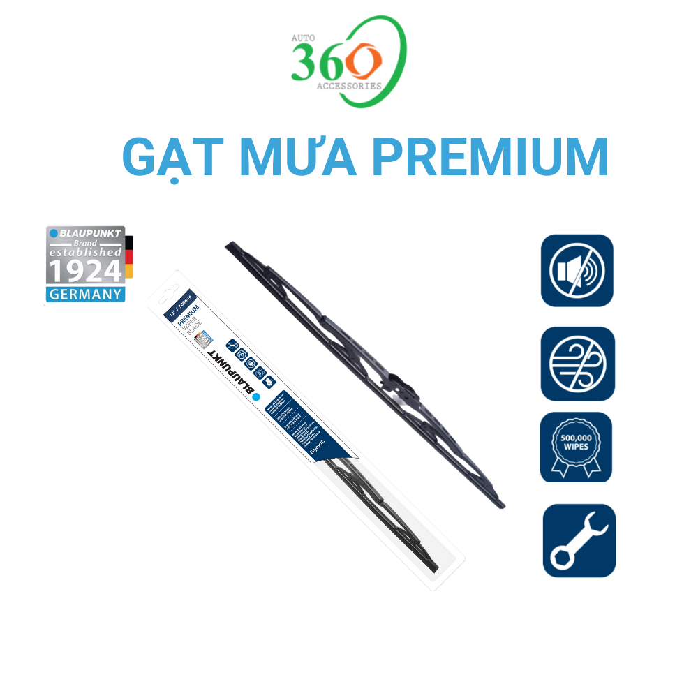 Gạt Mưa Ô Tô Chính Hãng Blaupunkt Premium 26"/650mm