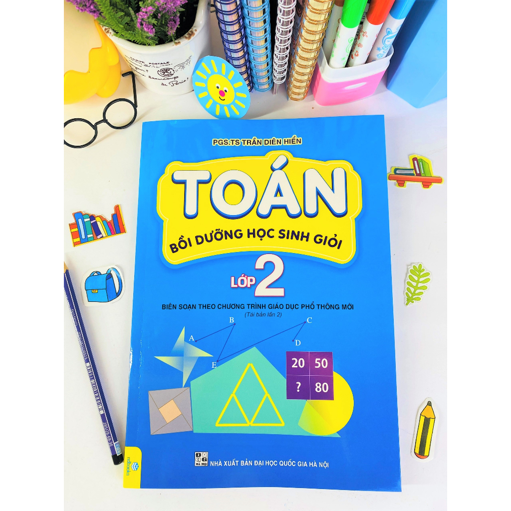 Combo 2 cuốn Sách Toán Bồi Dưỡng Học Sinh Giỏi Lớp 2 + 500 Bài Toán Cơ Bản Và Nâng Cao Lớp 2