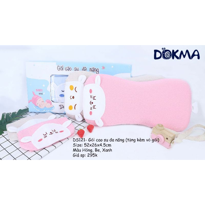 Dokma - Gối cao su đa năng DS121 (tặng kèm vỏ gối