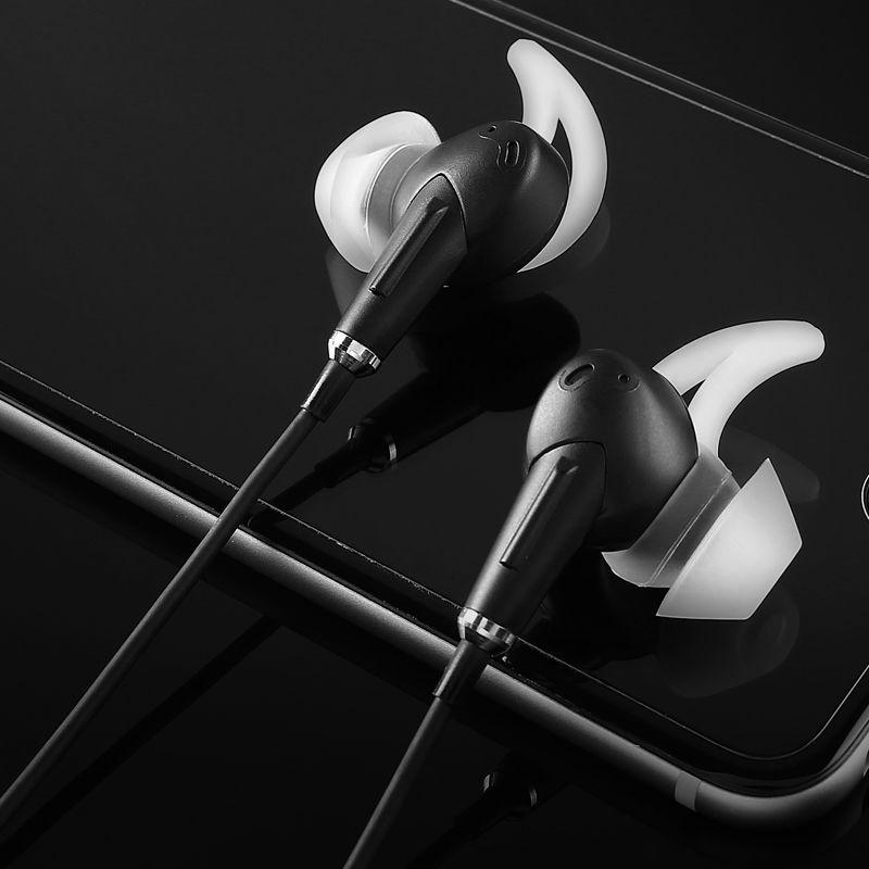 Tai nghe Somic in-ear chống ồn chủ động kiểu mới nhất nút tai nghe nhạc điều khiển bằng dây loa siêu trầm có lúa mì không gây tiếng ồn