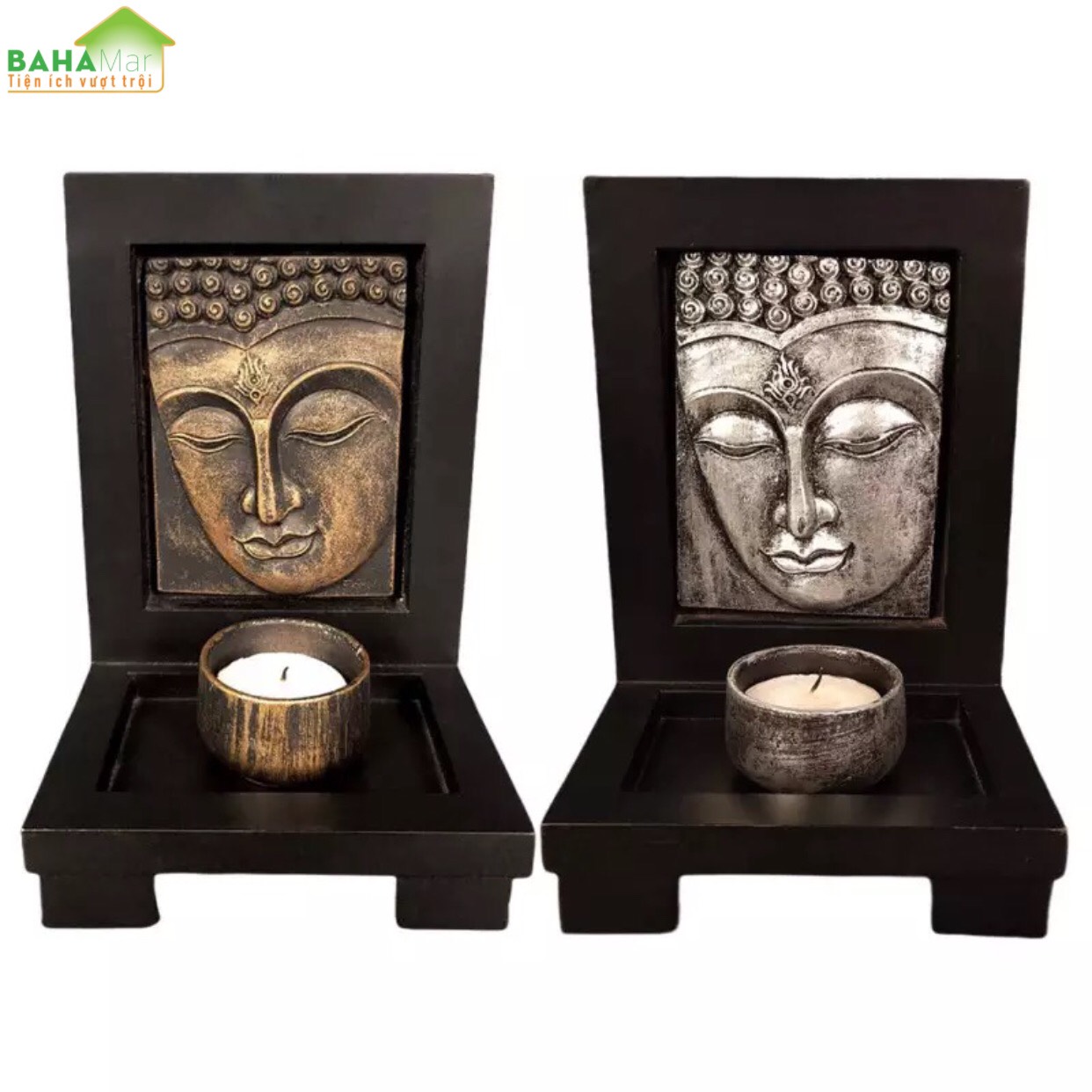 DECOR TRANG TRÍ HÌNH MẶT PHẬT ĐỐT NẾN PHONG CÁCH THIỀN "BAHAMAR" Mang lại một không gian Thiền thanh thoát trang trí vào không gian và tạo ra một yên tĩnh,