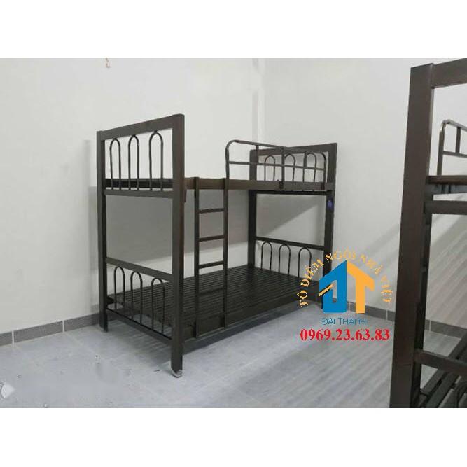 Giường sắt hộp 2 tầng 1m2x1m2( Tầng Dưới – Tầng Trên) Cao cấp Đại Thành