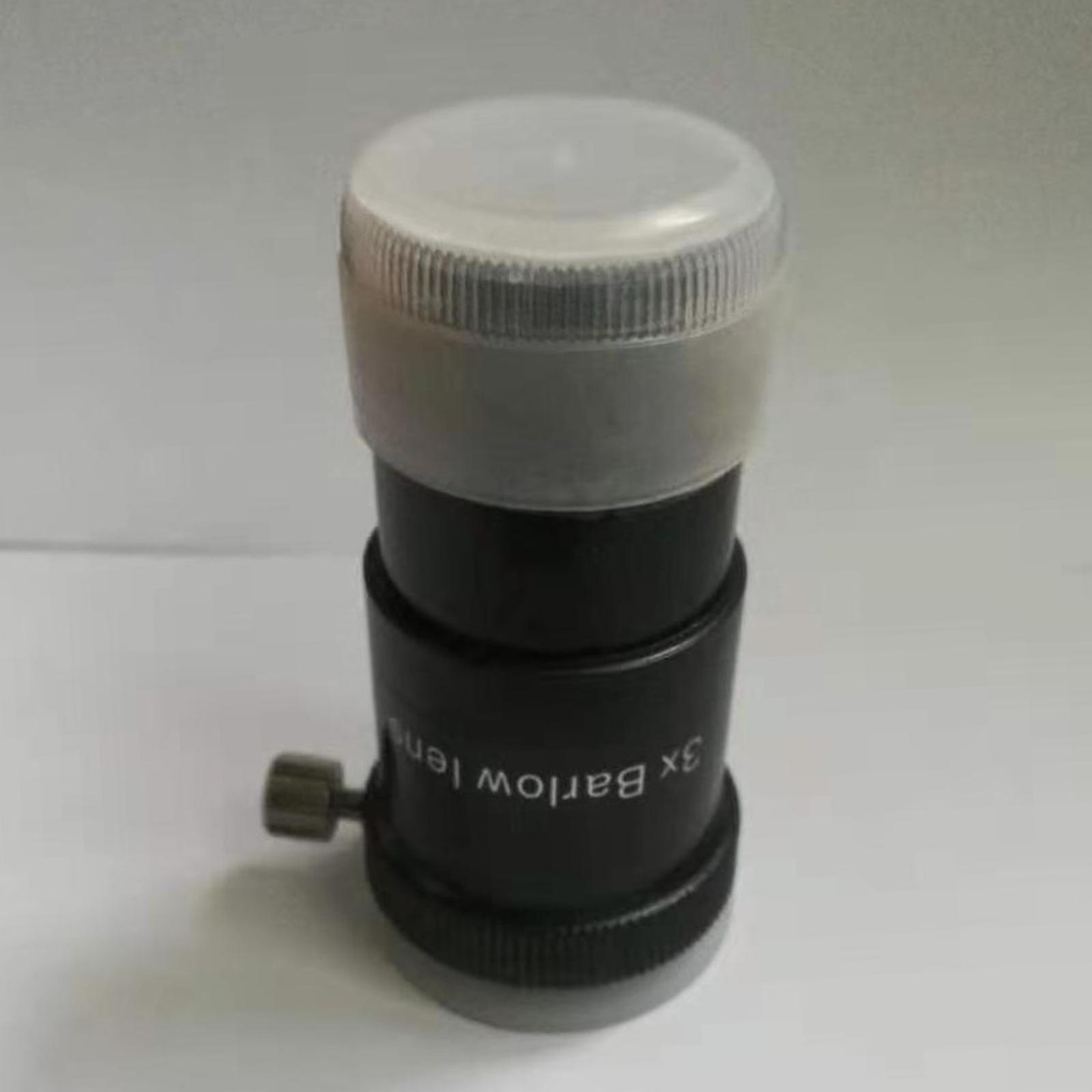 Telescope Eyepiece 1.25" Barlow Lens 3X & Moon Color Filter Yellow Universal