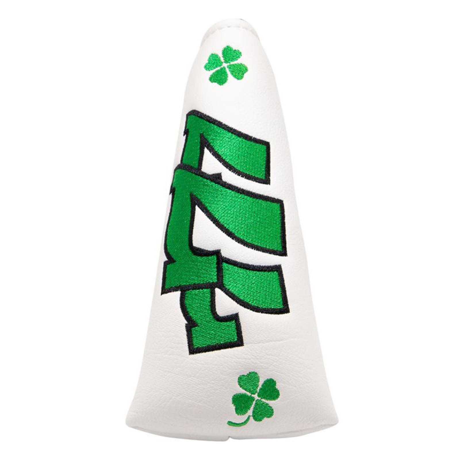 2x Waterproof Embroidery Golf Putter Cover Club Blade Head Cover Headcover Golf Protective Sleeve Golfer Equipment Gift