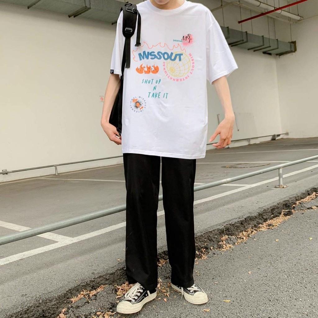 Áo thun unisex tay lỡ MST SQUAD TEE vải dày mịn cực đẹp || Hany Shop