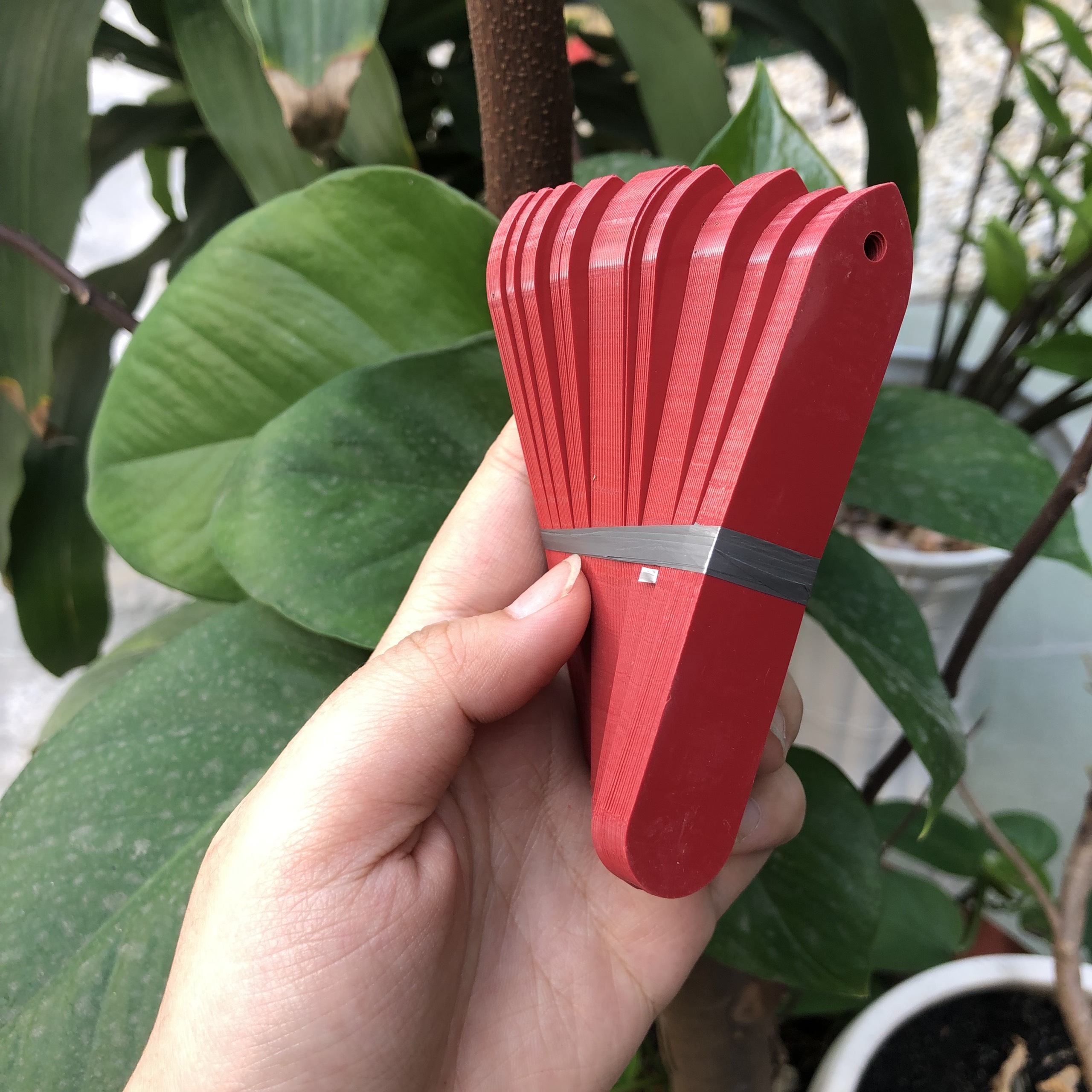Thẻ treo ghi tên hoa kiểng, lan dạng đầu bầu- bịch 100 cái