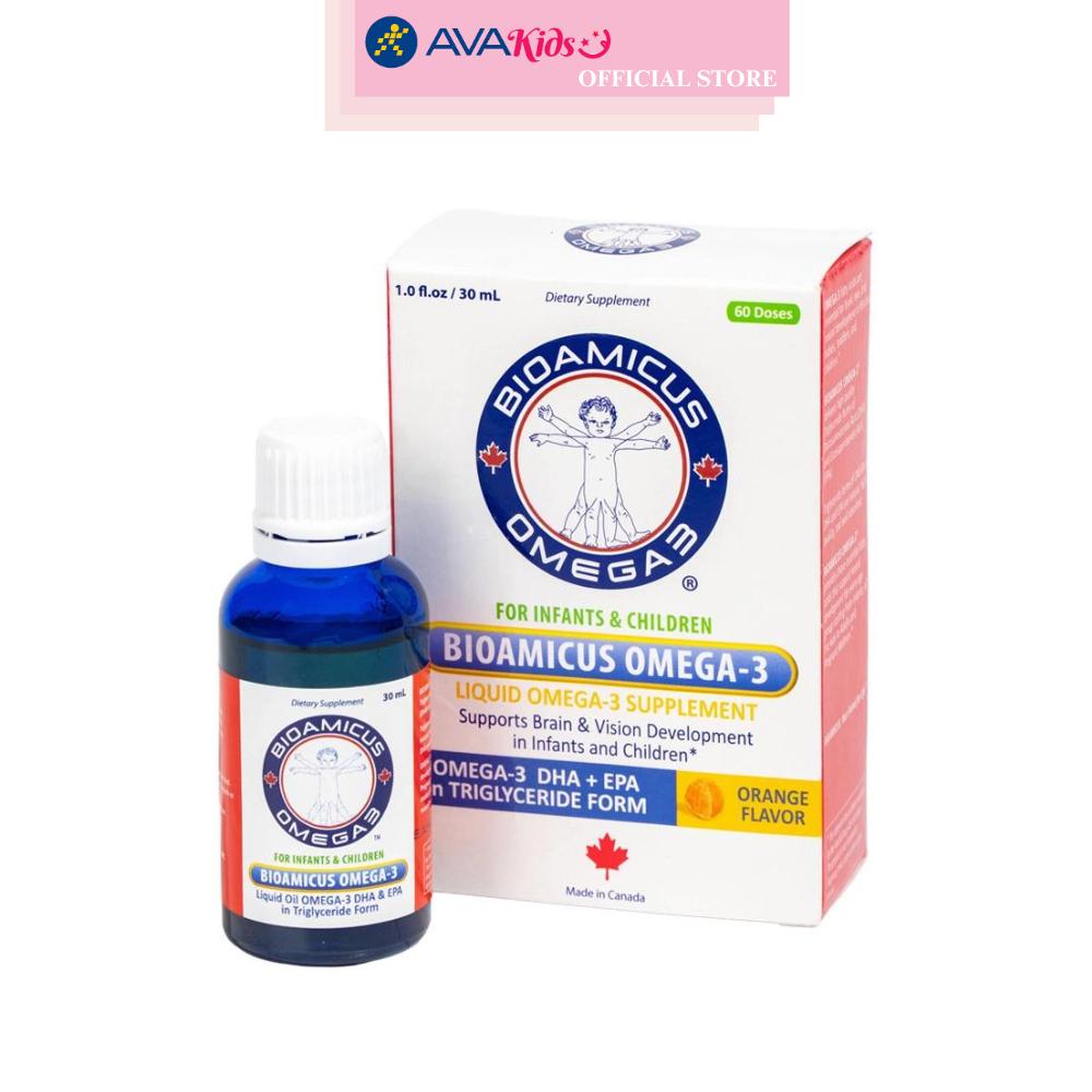 Siro BioAmicus Omega-3 hỗ trợ não bộ và thị giác 30 ml (từ 0 tháng)