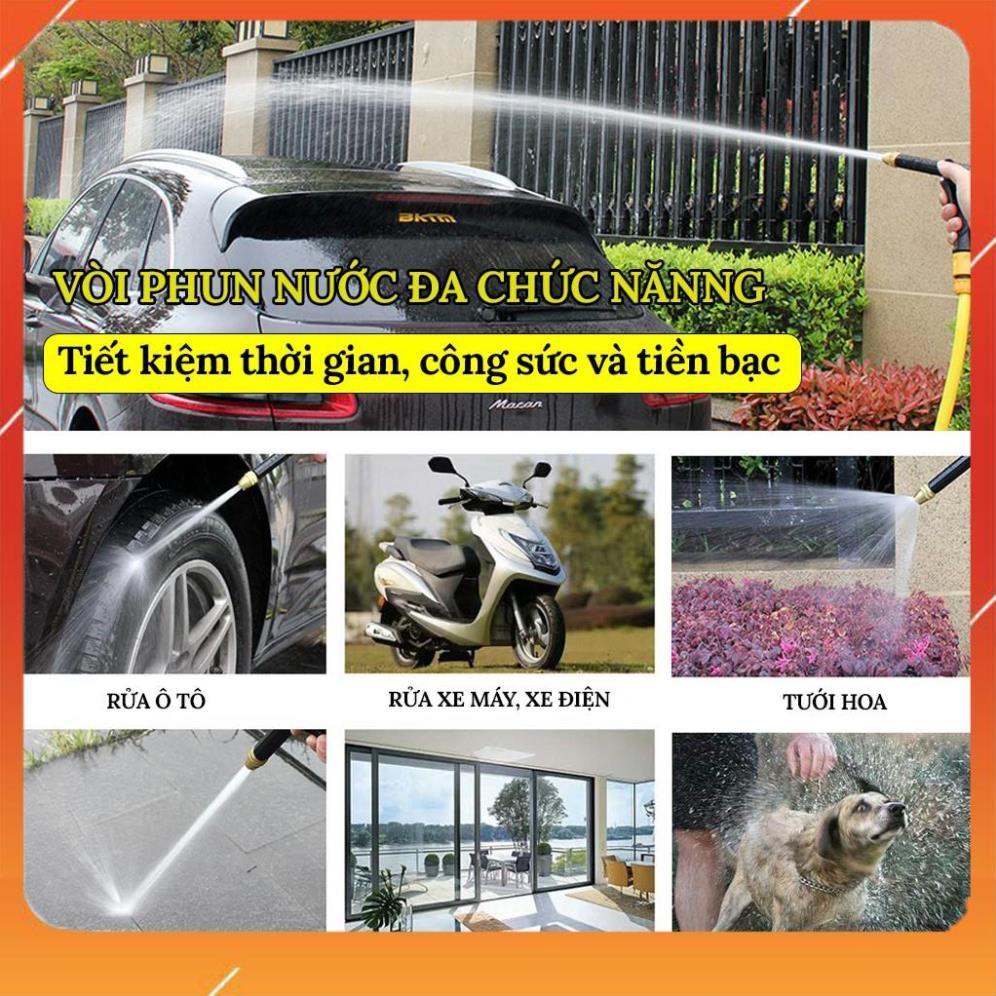 Vòi Xịt Rửa Xe Áp Lực Cao - Tưới Cây Với 4 Chế Độ Nước 206810-2