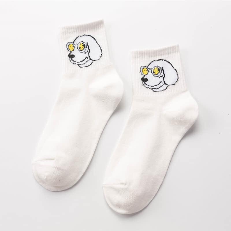 Combo 10 Tất Hàn Quốc In Hình Hoạt Hình Siêu Xinh (Ảnh Thật