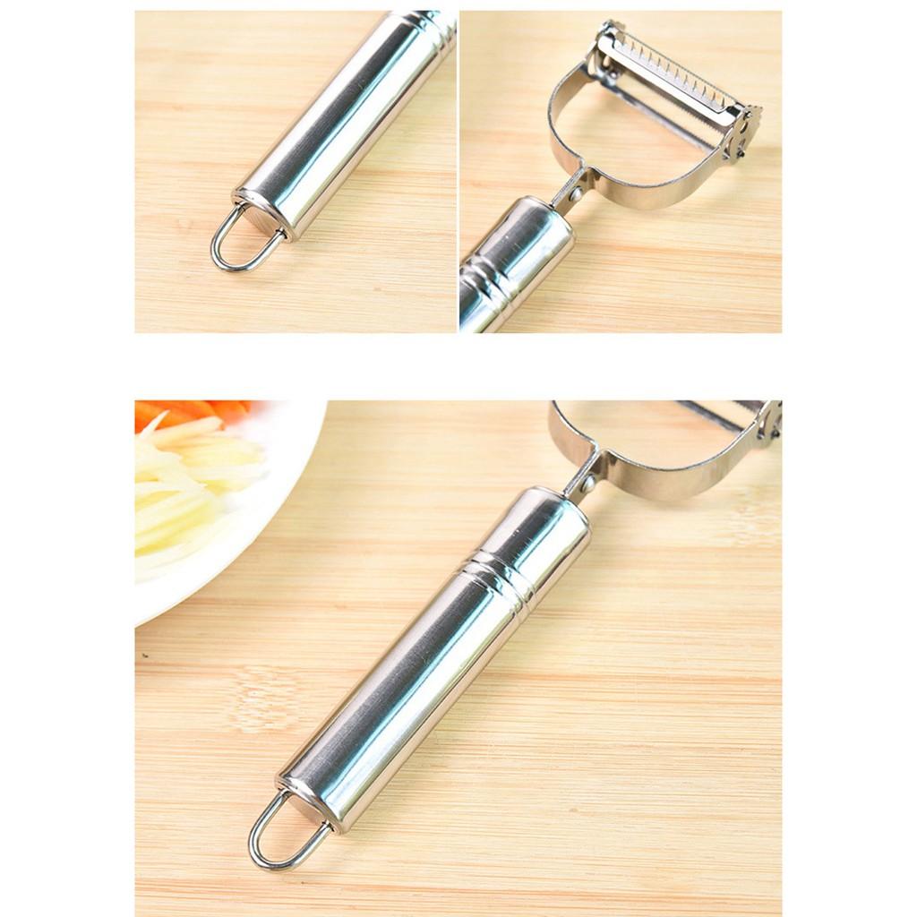 Nạo Gọt Hoa Quả Inox Loại 2 Lưỡi Siêu Hot