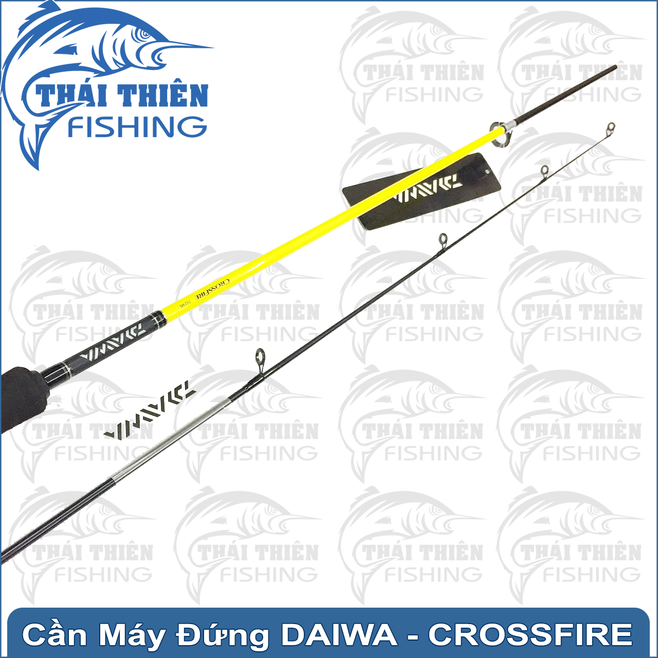 Cần Lure Máy Đứng Daiwa Crossfire 662 (1.98m), 702 (2.14m)