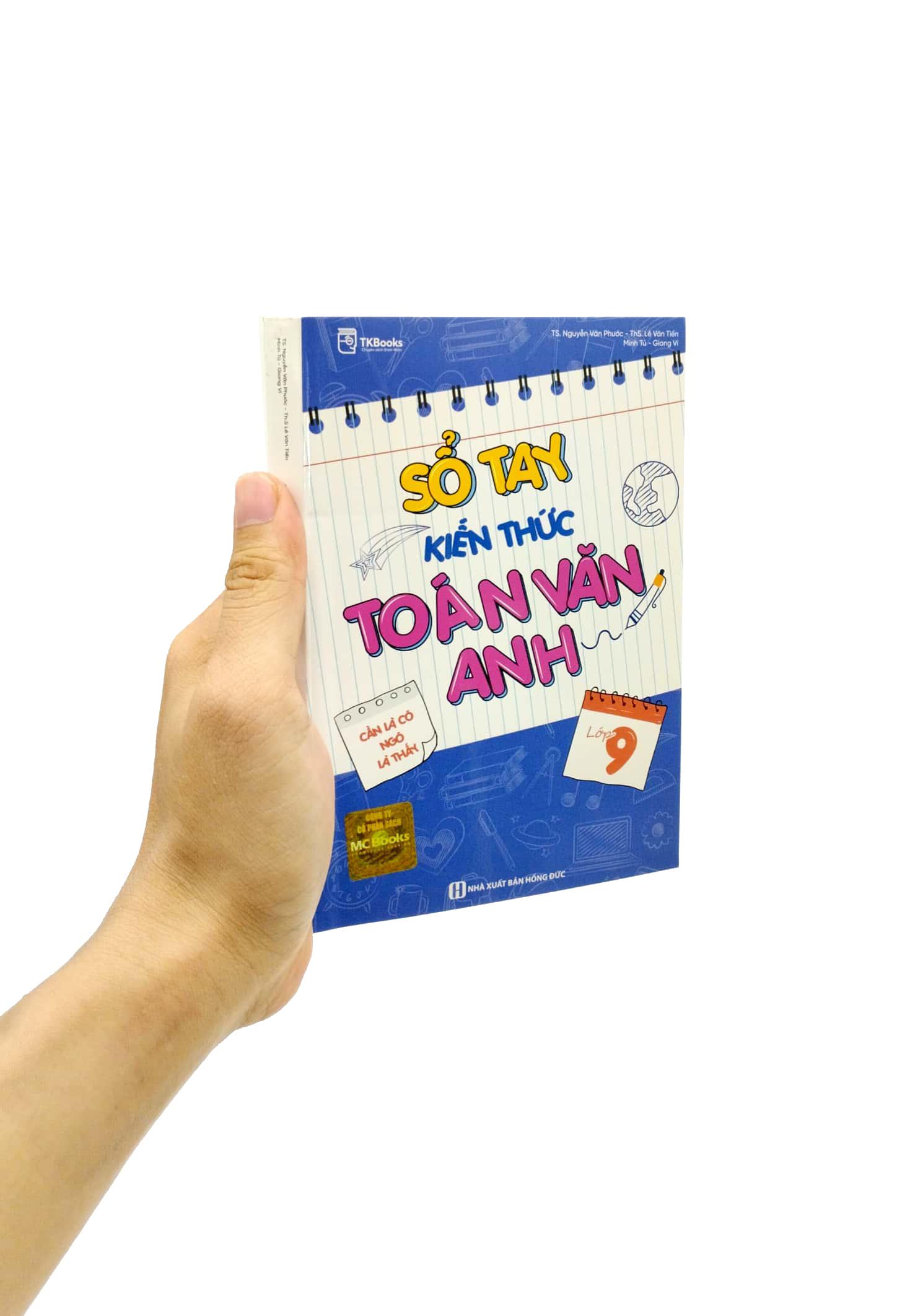 Sổ Tay Kiến Thức Toán-Văn-Anh Lớp 9