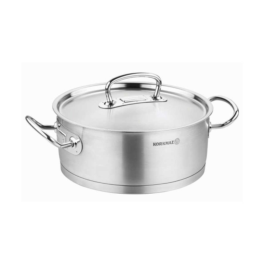Nồi Inox Đáy Từ 4.5 Lít Nắp Inox Korkmaz Proline