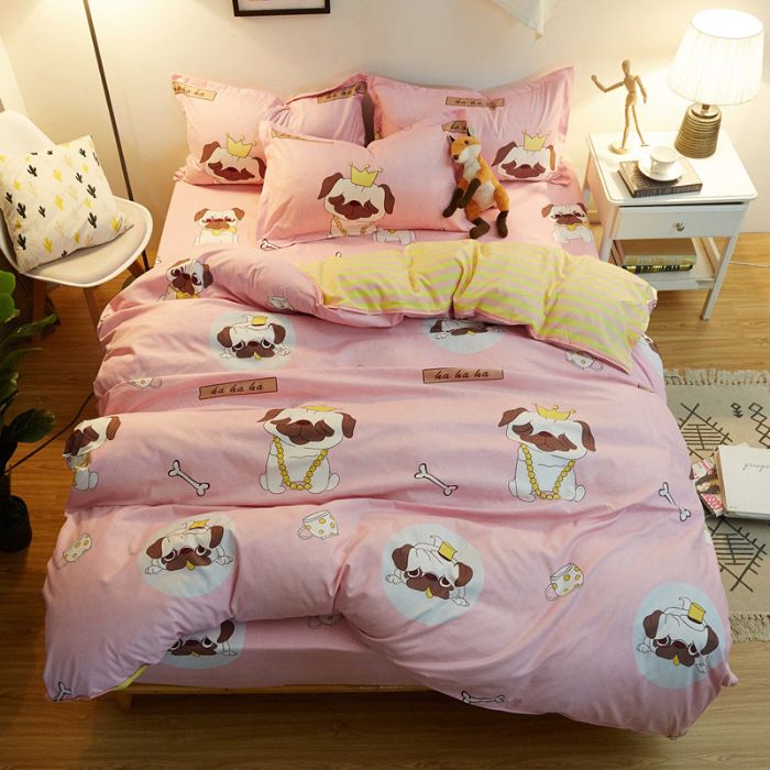 Bộ chăn ga gối Cotton cao cấp 1m6x2m DQK170