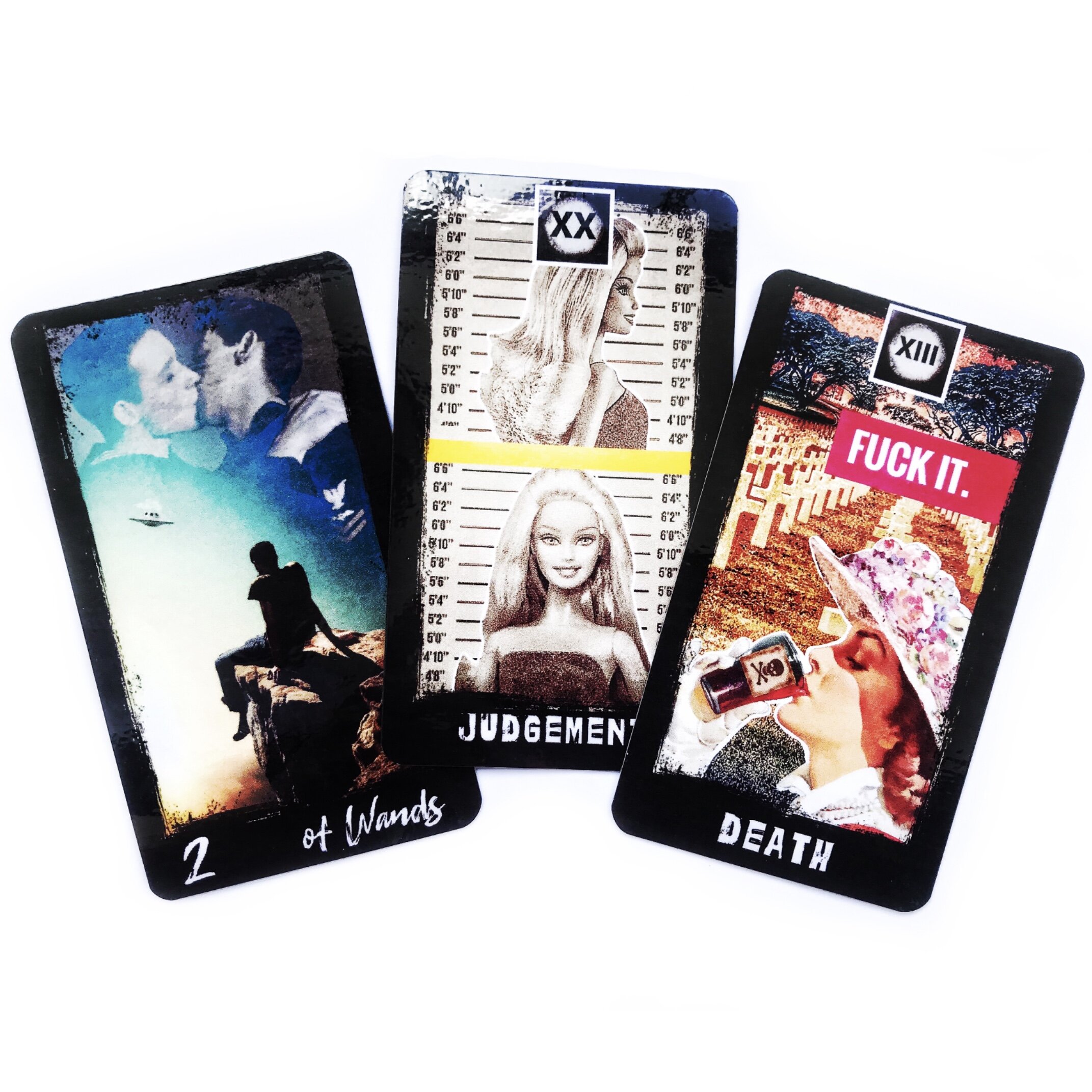 Bộ bài Badass Tarot 78 lá bài đá thanh tẩy