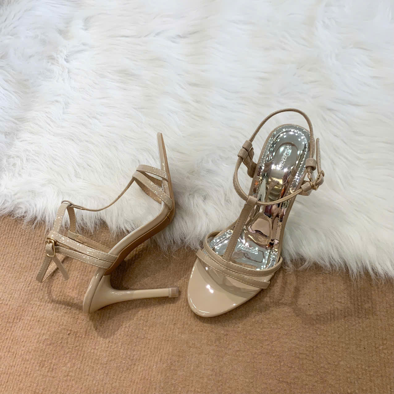 [PABNO] Giày Sandal nữ quai mảnh 10P PABNO PN20027