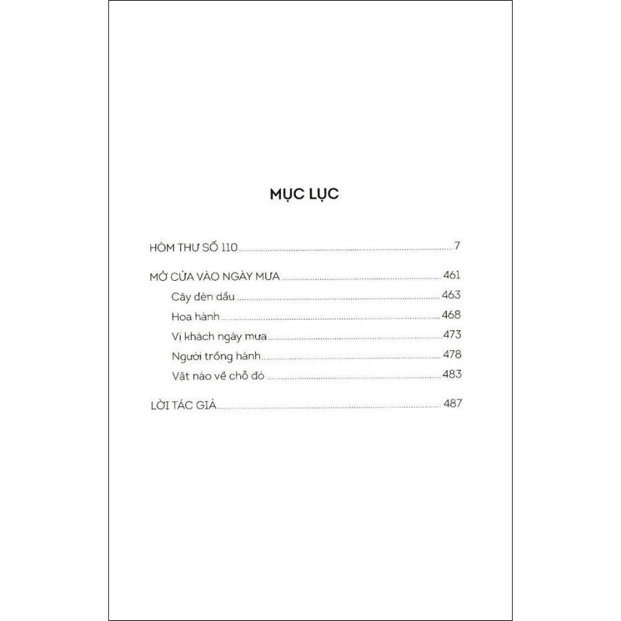 Hòm Thư Số 110