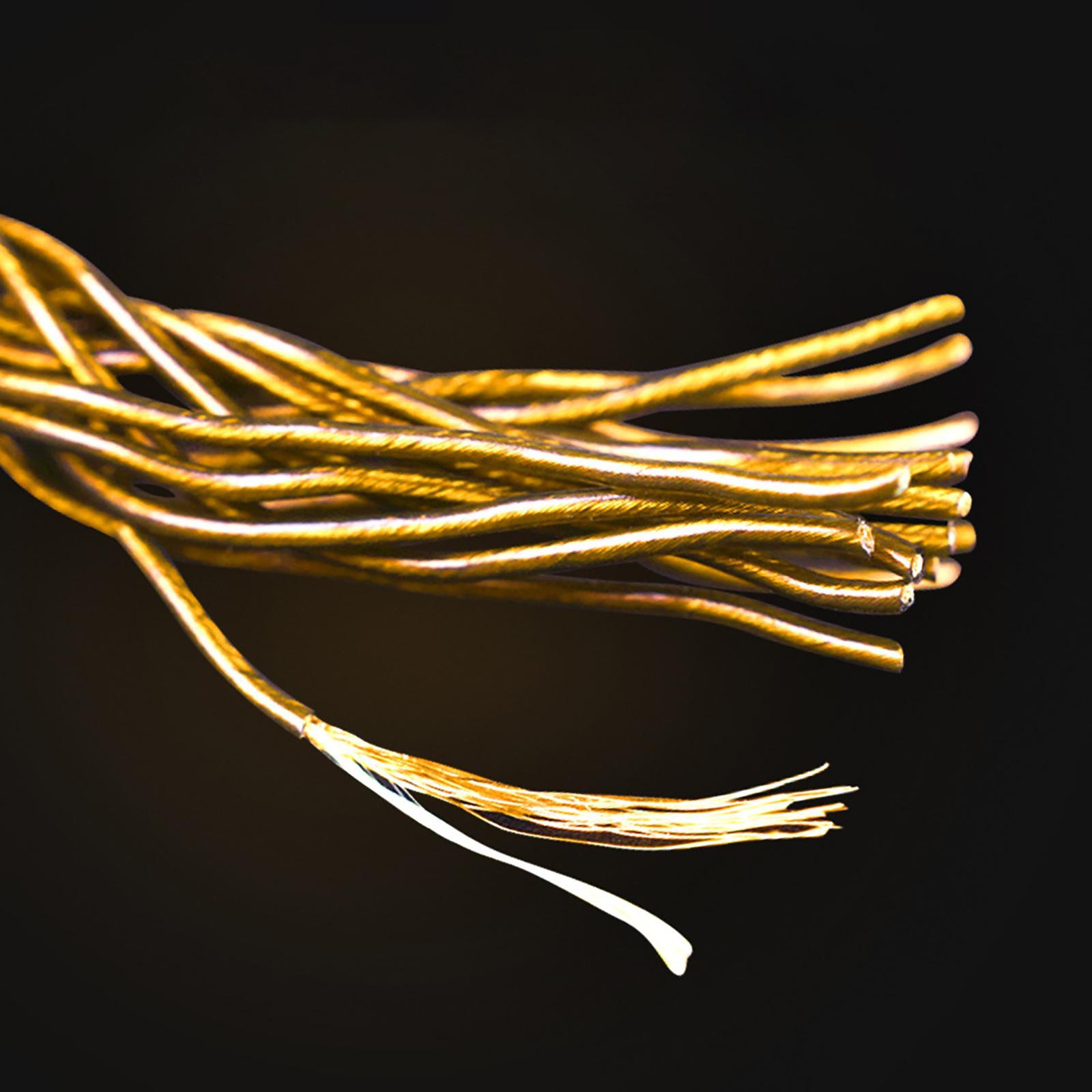 3Pcs Earphone Audio Braided Upgrade Cable 2 Pin 3.5mm for KZ 0.78mm Dia