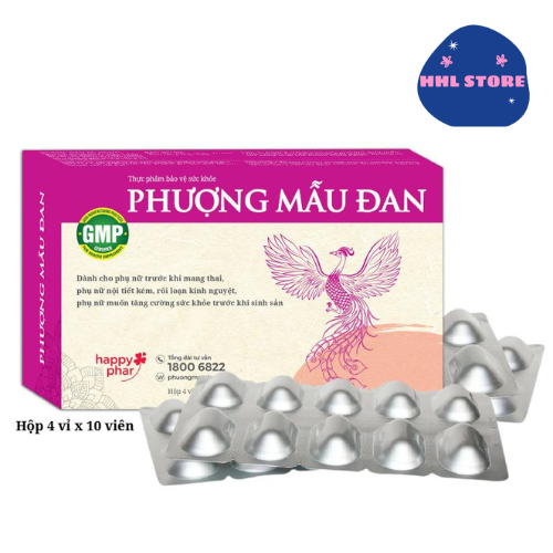 Phượng Mẫu Đan - Bổ Trứng,Dày Niêm Mạc,Điều Hòa Kinh Nguyệt,Tăng Khả Năng Thụ Thai (Hộp 40 Viên)