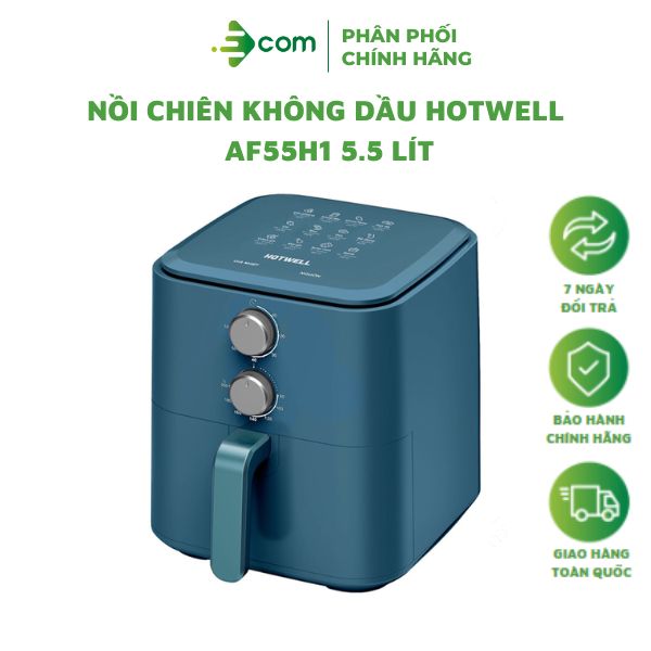 NỒI CHIÊN KHÔNG DẦU HOTWELL AF55H1 5.5 LÍT - Hàng chính hãng