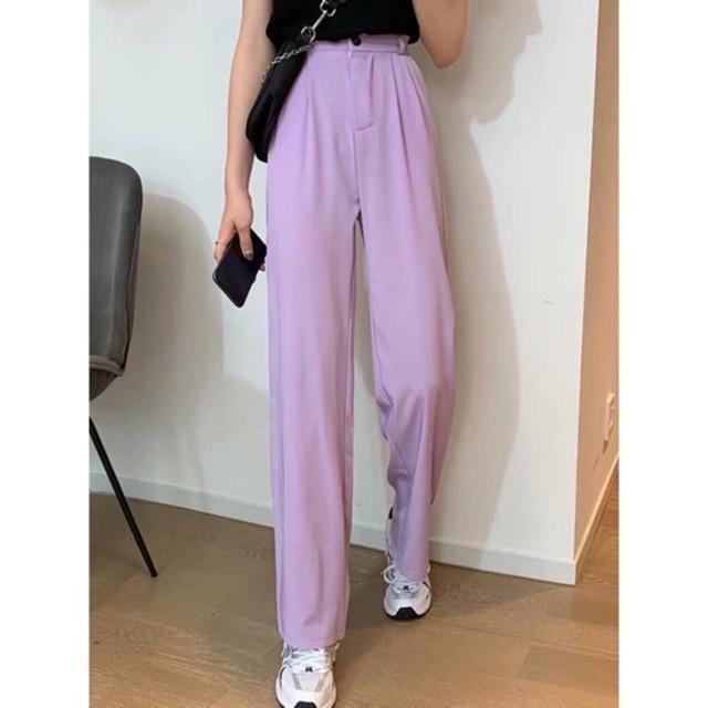 SIÊU HOT Quần Ống Rộng Culottes, Quần Ống Suông Xuông Dài 100cm