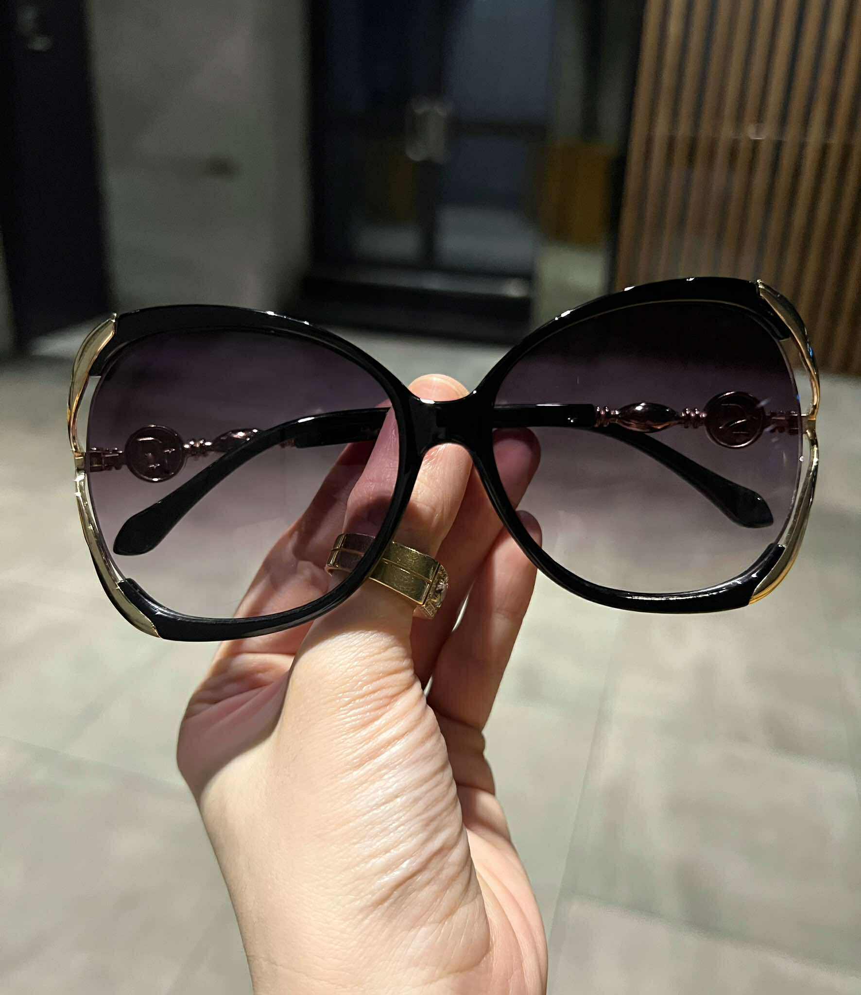 (Hàng cao cấp) Kính râm thời trang chống nắng cho nữ Mắt kính chống chói chống lóa UV