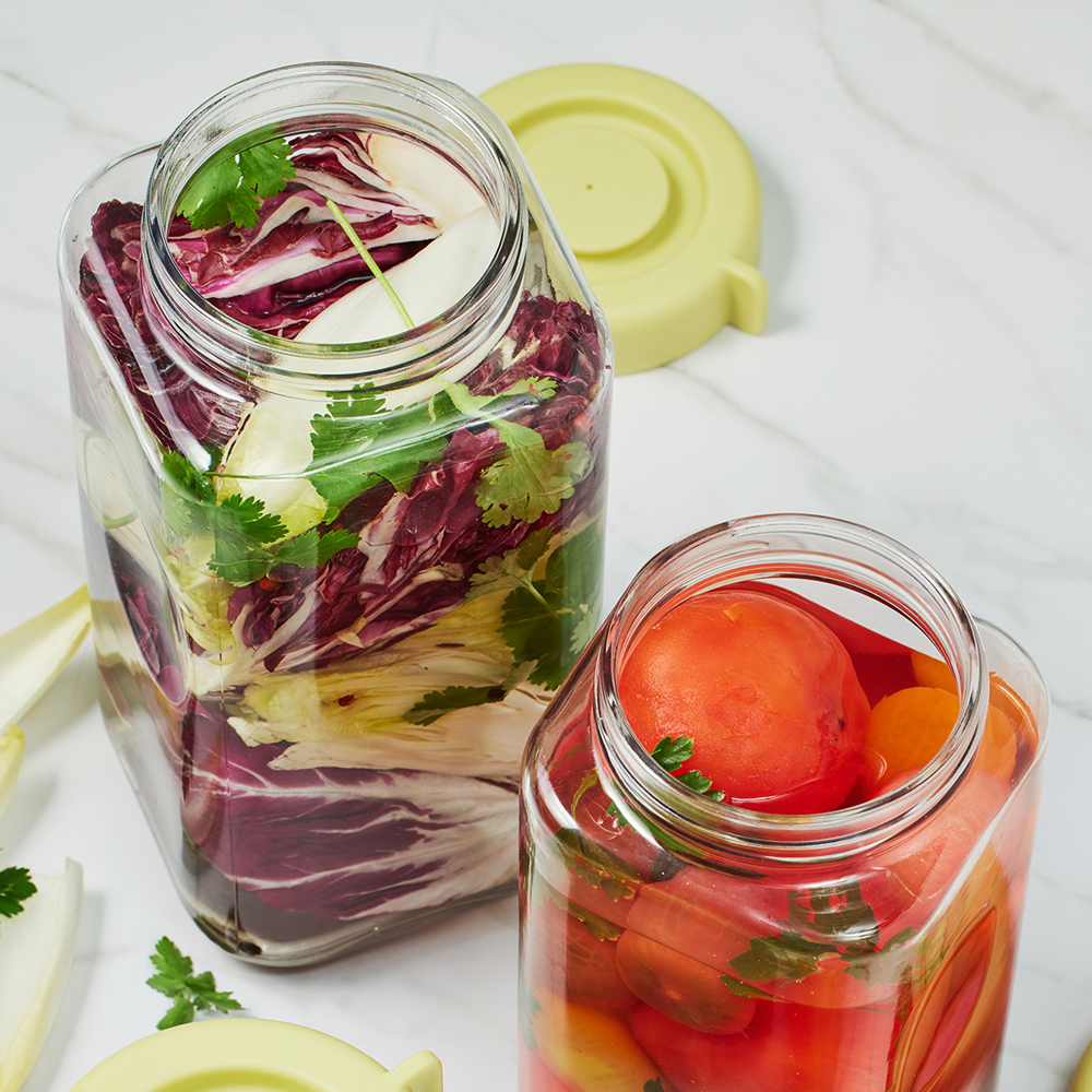 Hũ Đựng Thực Phẩm Bằng Thủy Tinh LocknLock Daily Breathing, Hàng Chính Hãng, Nắp Đậy Kín - JoyMall